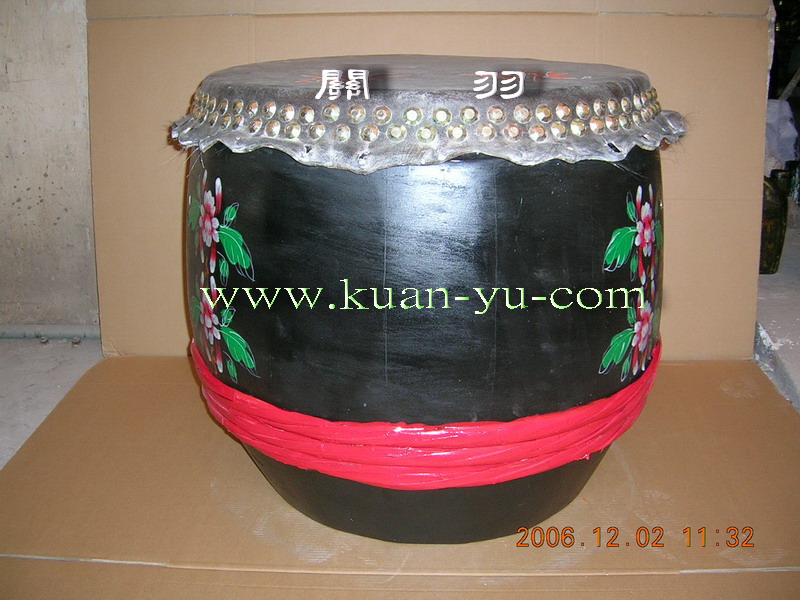 中國製低檔廣東獅鼓(單面皮)